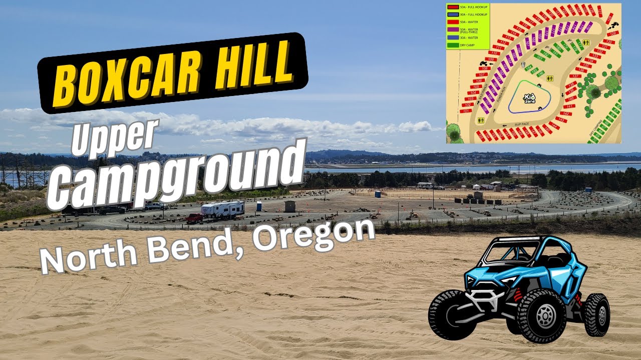 Drive around Boxcar Hill Campground upper camp sites 2023