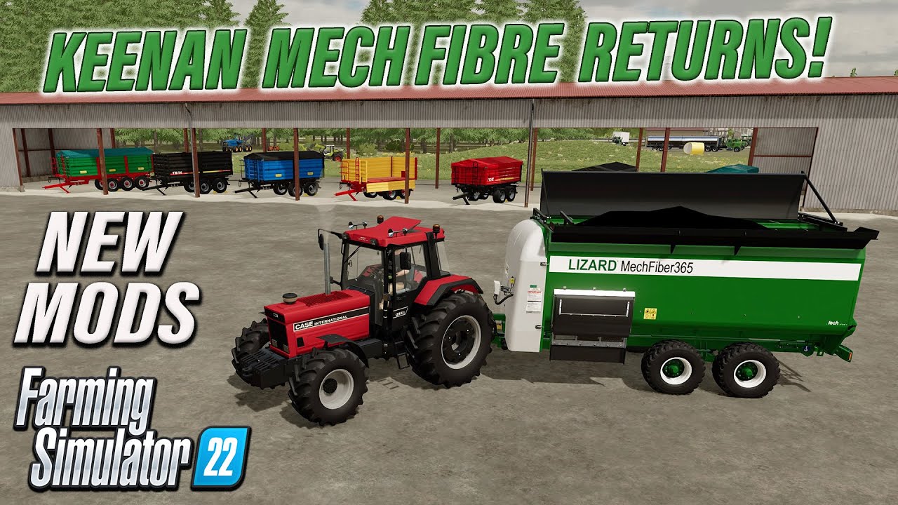 KEENAN MECH FIBRE RETURNS &  MORE! FS22 | NEW MODS! (Review) Farming Simulator 22 | 10th Aug 2023.