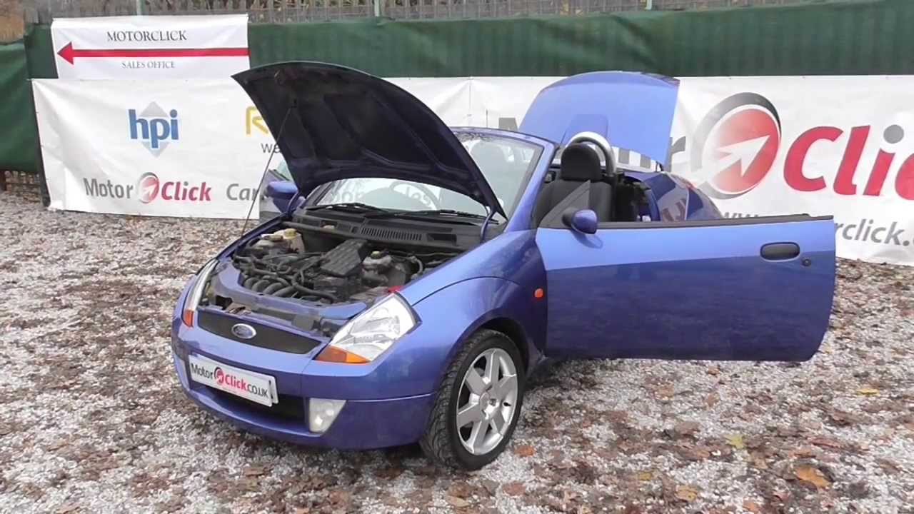 Used Ford Streetka 1.6 For Sale Stockport, Manchester (MotorClick.co.uk)