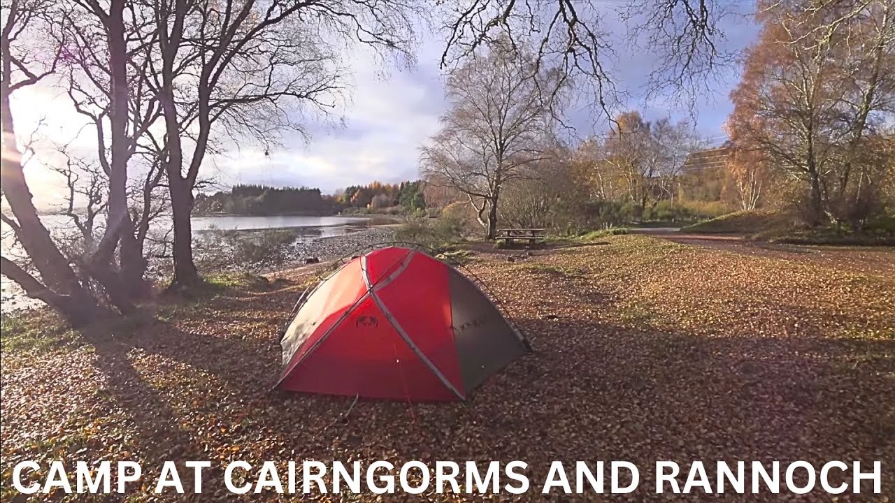 Camp at Glen Doll and Loch Rannoch