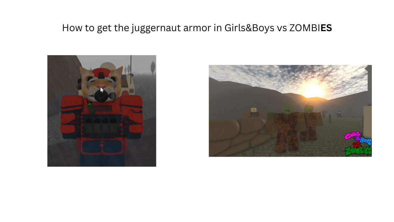 How to get the juggernaut armor in Girls&Boys vs ZOMBIES