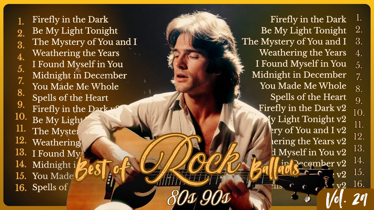 Greatest Hits Romantic Love Songs 💞 - Slow Soft Rock Ballads from the 80s & 90s Vol. 29 🎙️