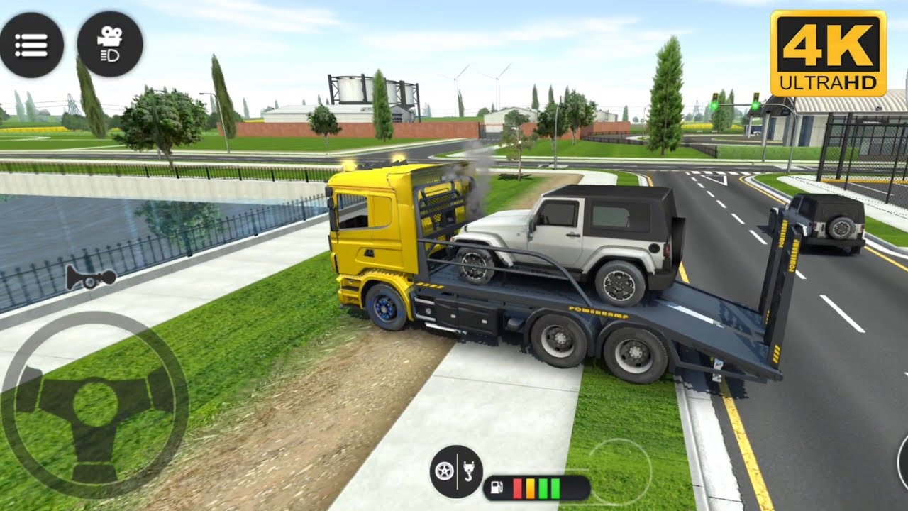 Pov SCANIA Delivery Drive Simulator 2024 Gameplay Walkthrough mobile game..
