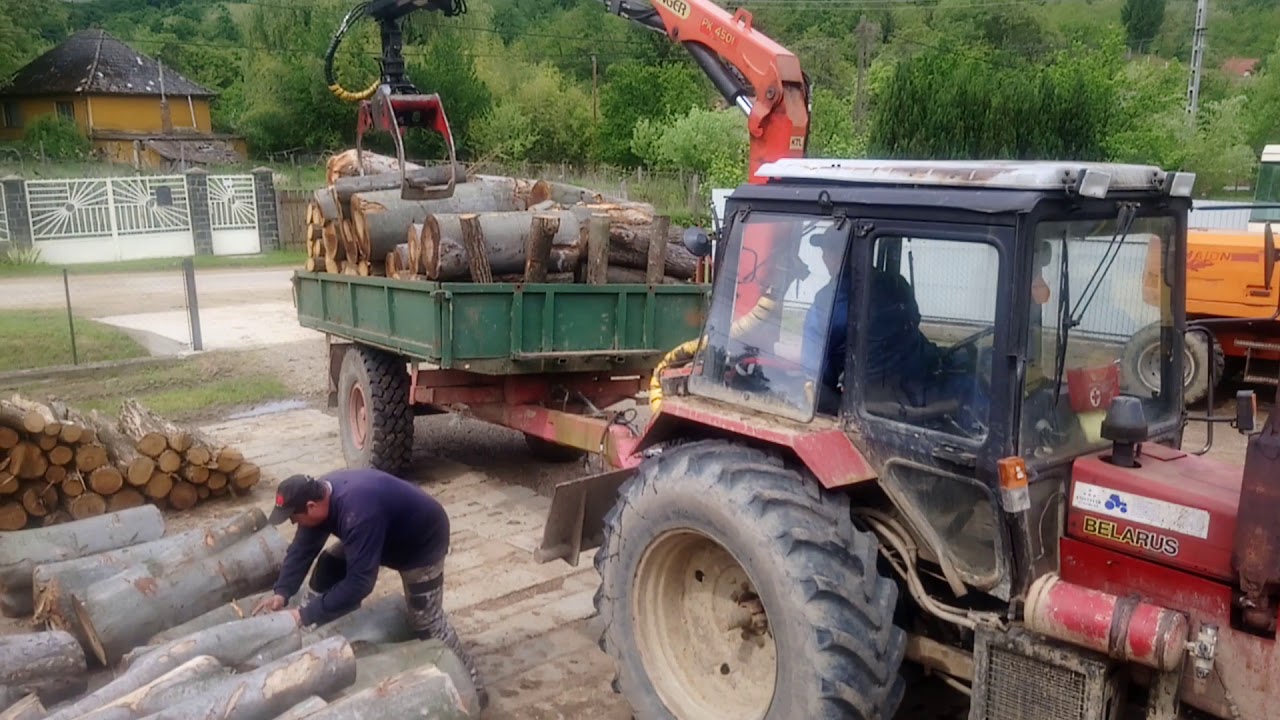 Mtz  820.2 palfinger 4501 rakod&aacute;s k&ouml;zben