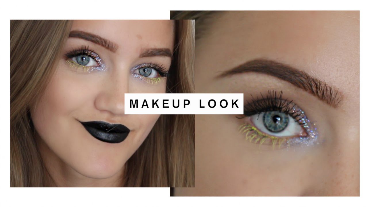 Colorful Eyes & Black Lips