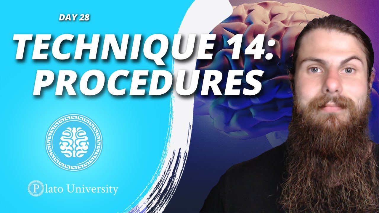 Day 28: Proceduralization | How to Learn Anything Course