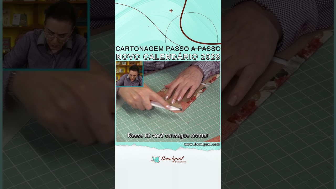 NOVO CALEND&Aacute;RIO 2025 Parte 5 - Cartonagem PASSO A PASSO #calendarios #2025 #passoapasso  #cartonagem