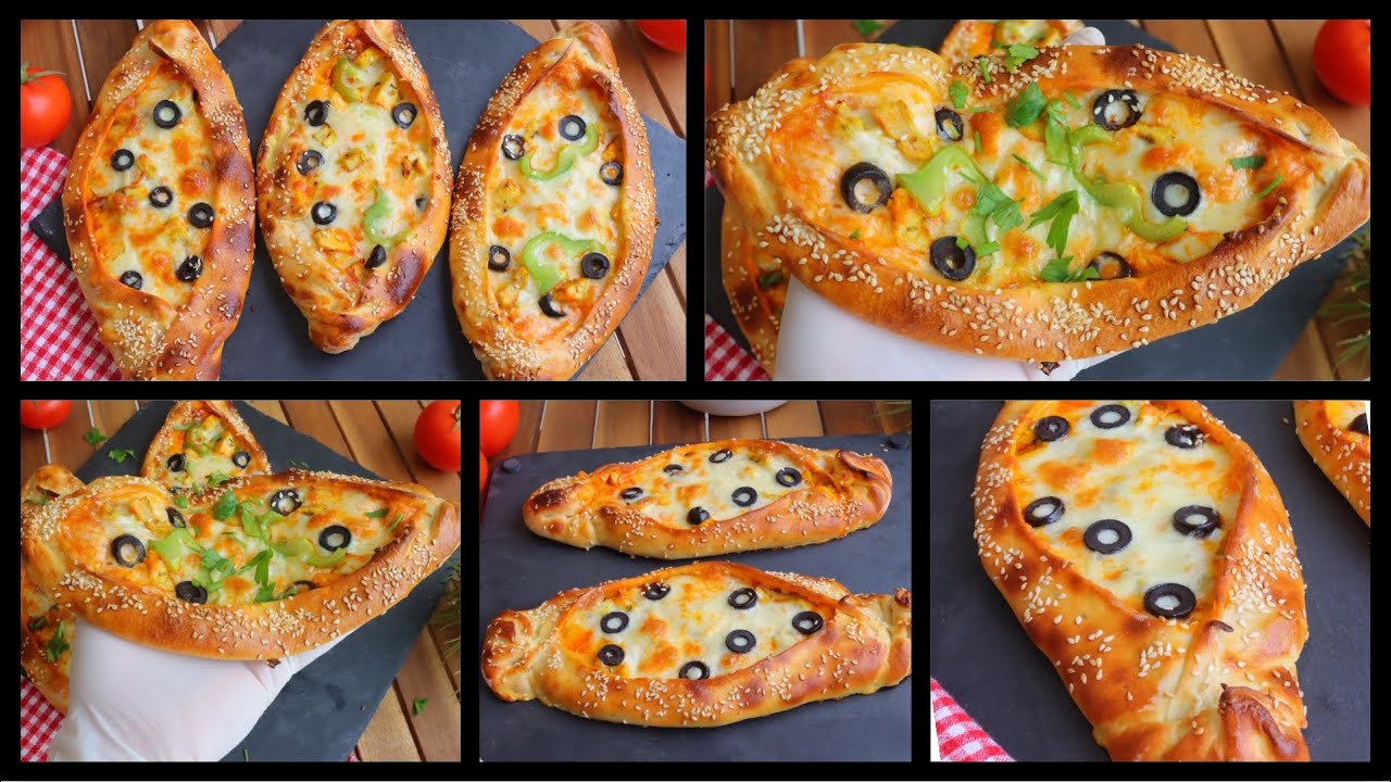 بيتزا دجاج  بعجينة هشة تذوب في الفم على شكل قوارب ابن و اروع ما تجربو مع كل اسرار نجاحها.pizza