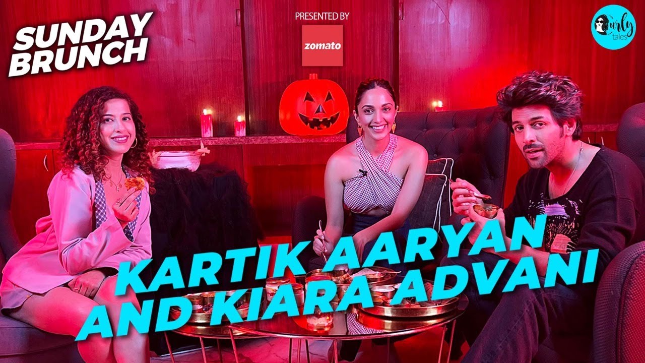 Sunday Brunch With @zomato  Ft. Kartik Aaryan, Kiara Advani & Kamiya Jani | Curly Tales