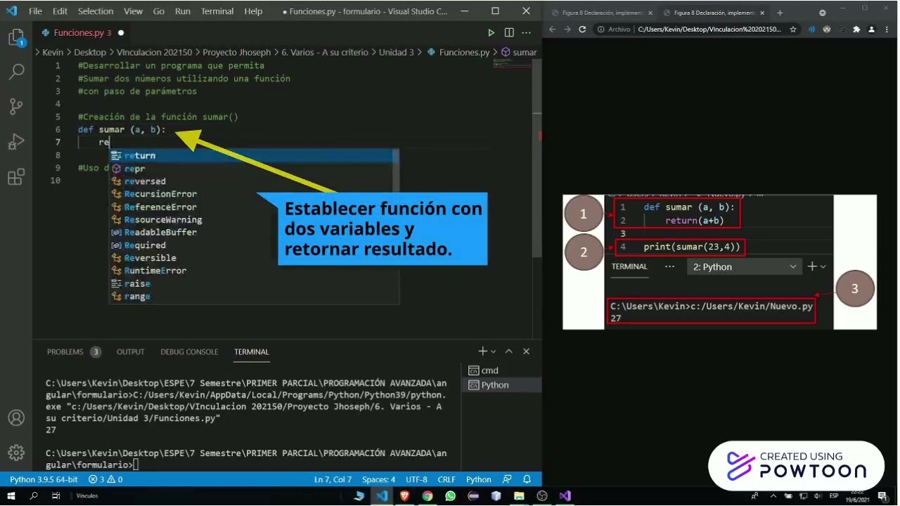 21. M&oacute;dulo 3. Ejemplo de funciones en Python