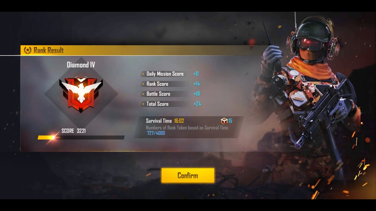 Free fire Diamond 4 to Heroic gameplay