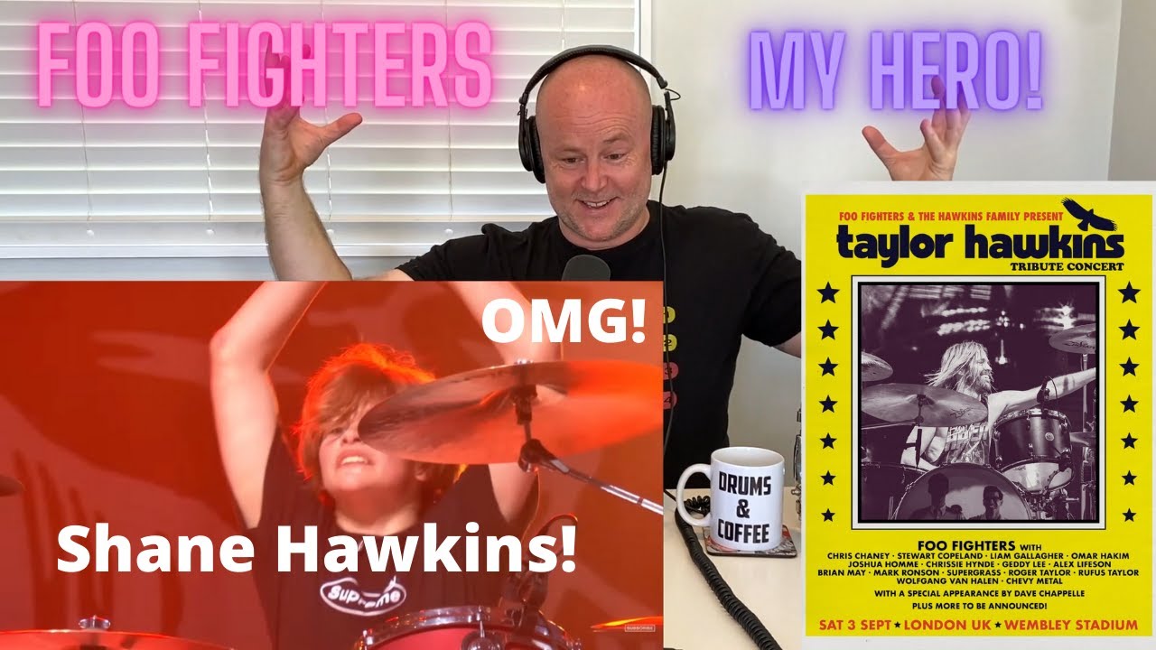 Drum Teacher Reaction: Foo Fighters ft. Shane Hawkins Perform 