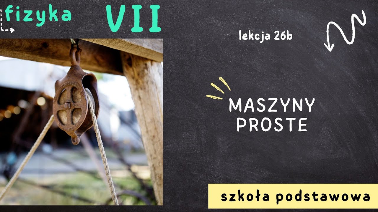 Fizyka klasa 7 [Lekcja 26b - Maszyny proste]