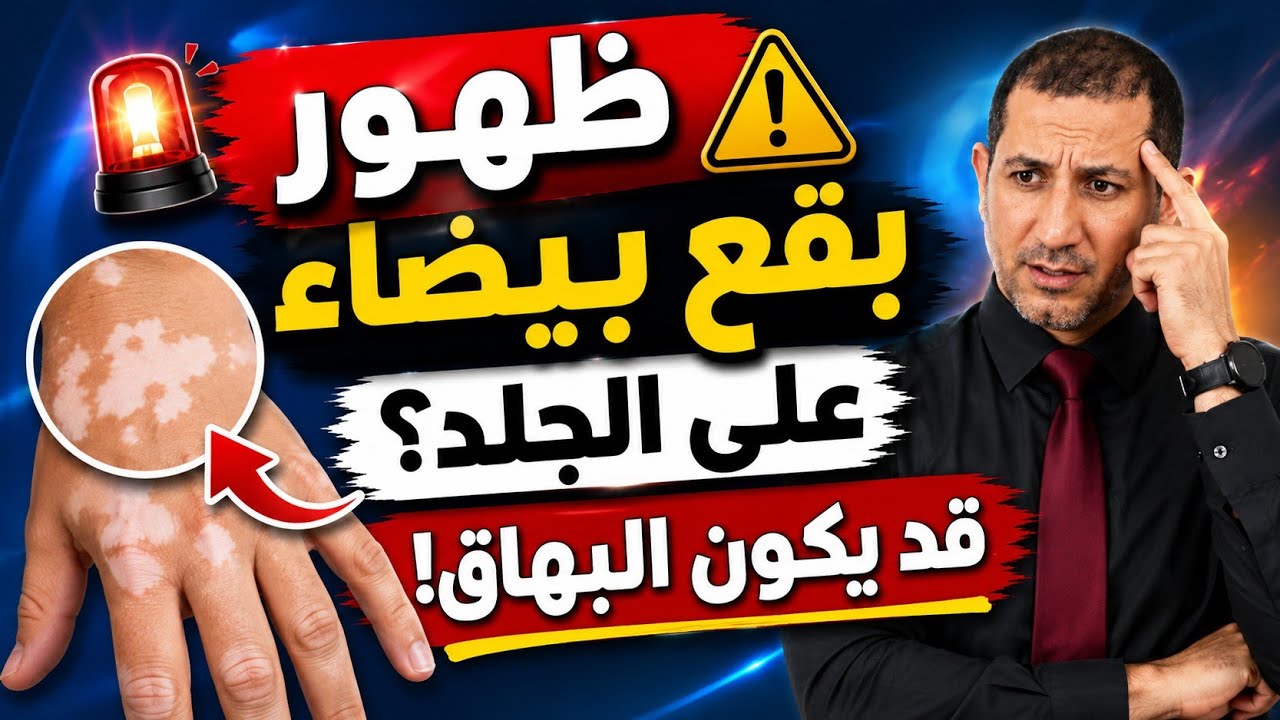 مرض البهاق (البرص) الأسباب والأعراض والأنواع والتشخيص والعلاج والنصائح Vitiligo #د_سامح_البكري