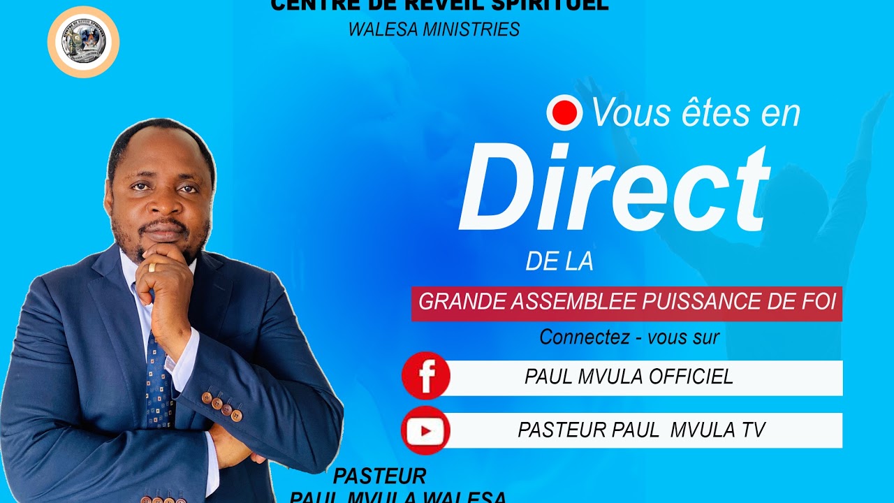 Direct :CRS GRANDE ASSEMBLEE PUISSANCE DE LA FOI  (CULTE DOMINICAL  DU 01/03/2026 )
