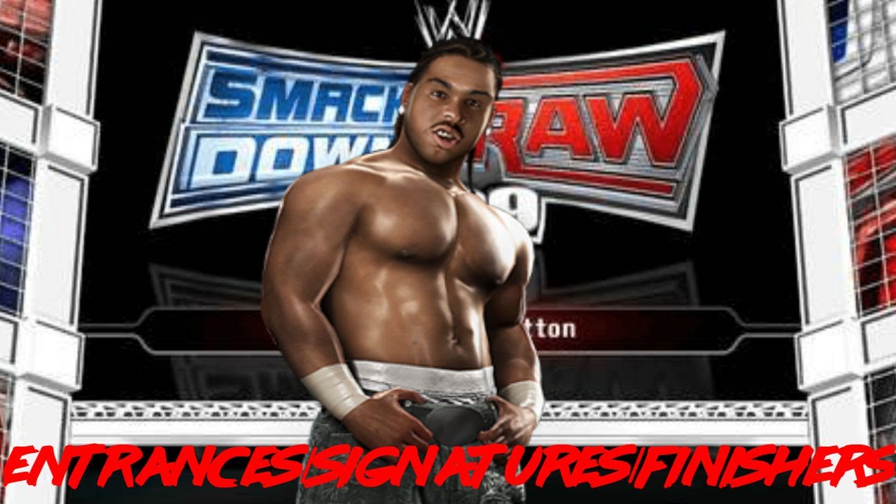 WWE Smackdown vs Raw 2009 Entrances/Signatures/Finishers: JTG