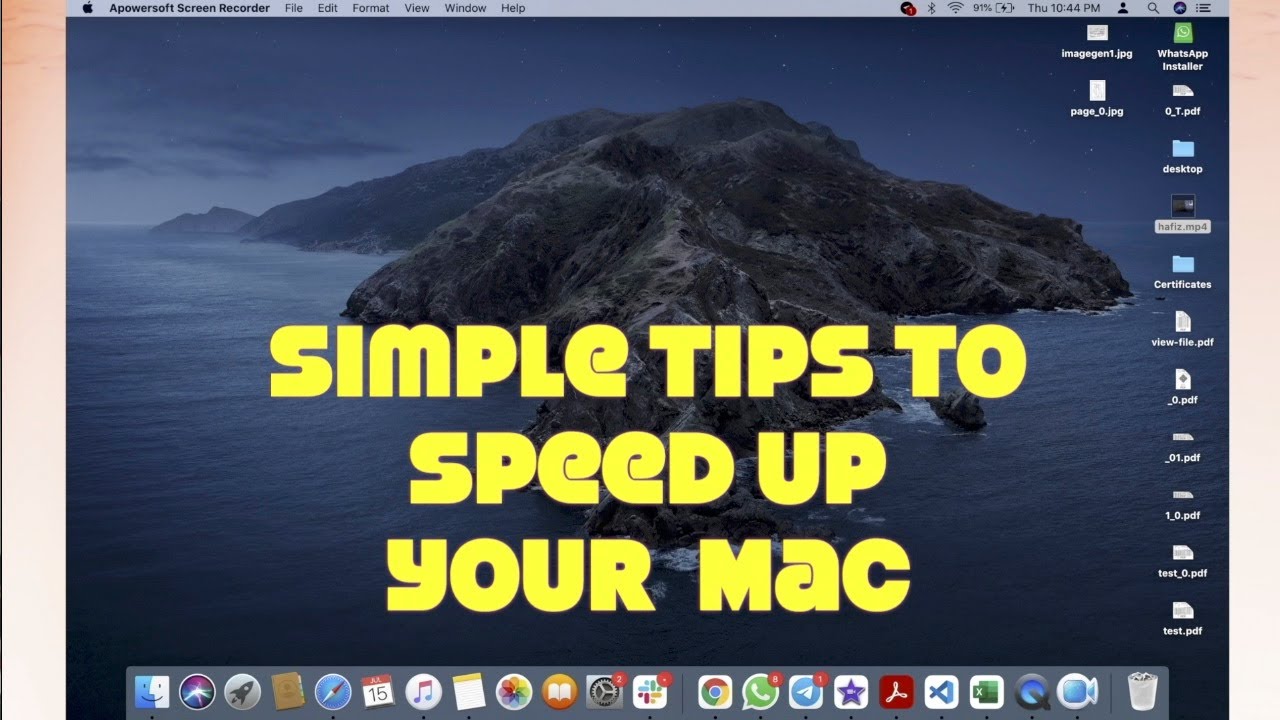 Speed up your mac with simple tips  in Tamil