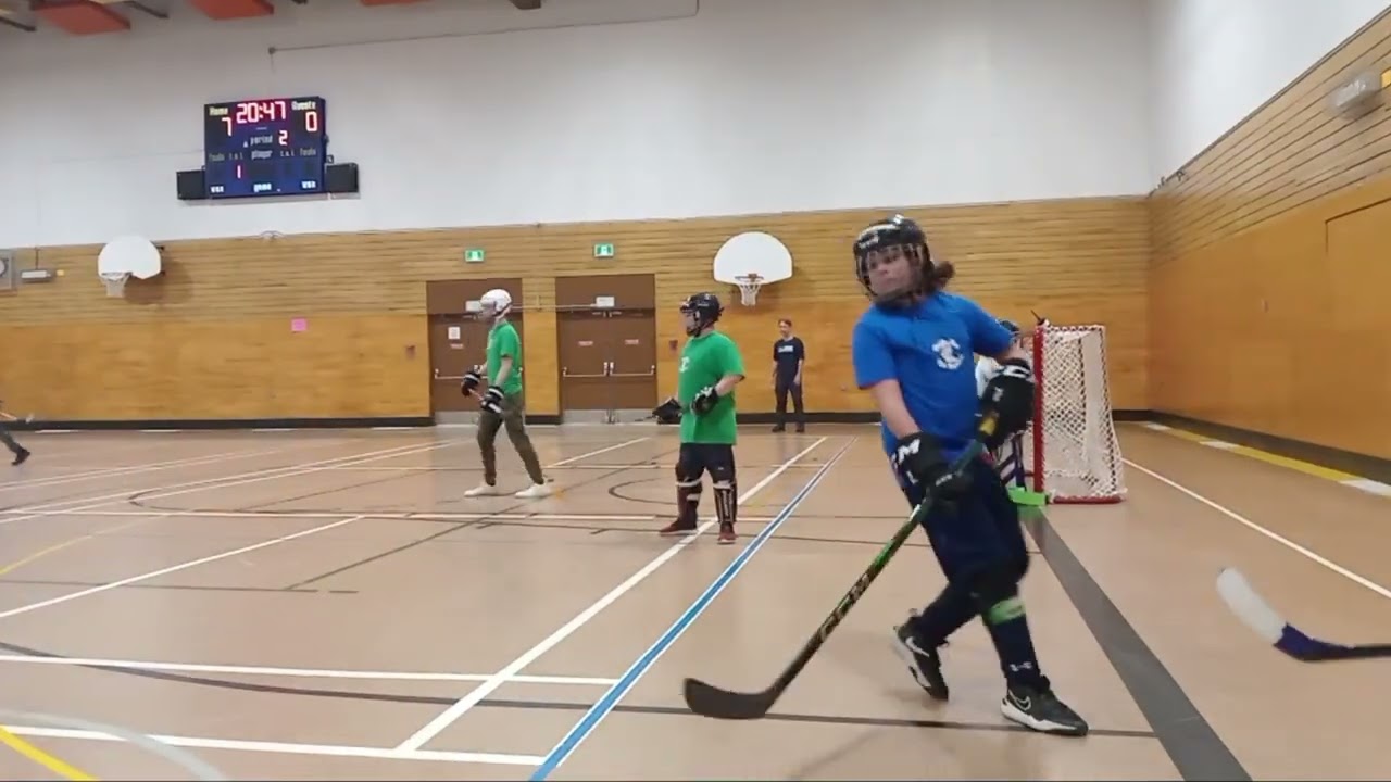 Blue vs Green Second Half, Green Goalie Cam Unedited