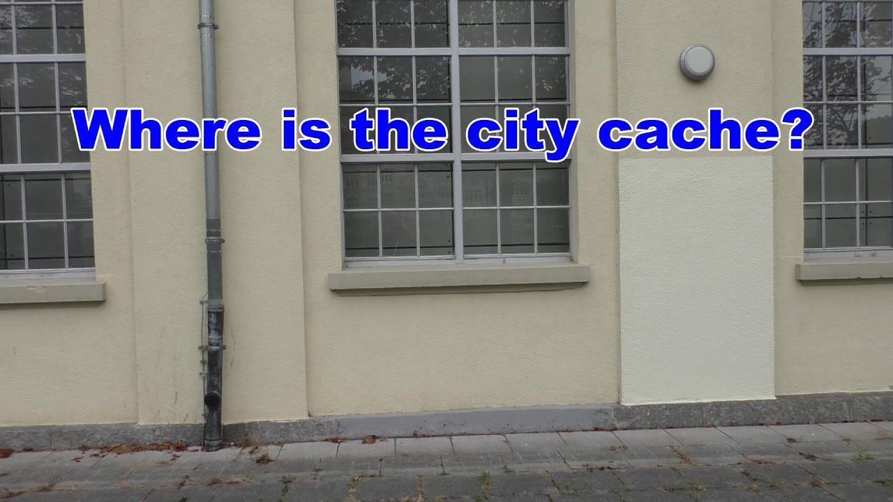 DIY Geocache #Where is the city cache