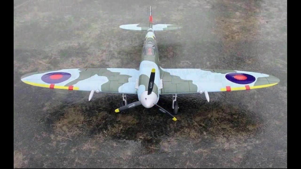 Supermarine Spitfire RC Model Aircraft. Dynam 1200mm Wingspan RC Warbird Airplane PNP