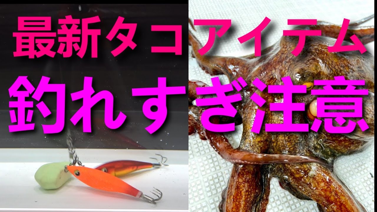 【釣り人必見】2025年新作タコエギ、水中でこんな動きするってマジ！？