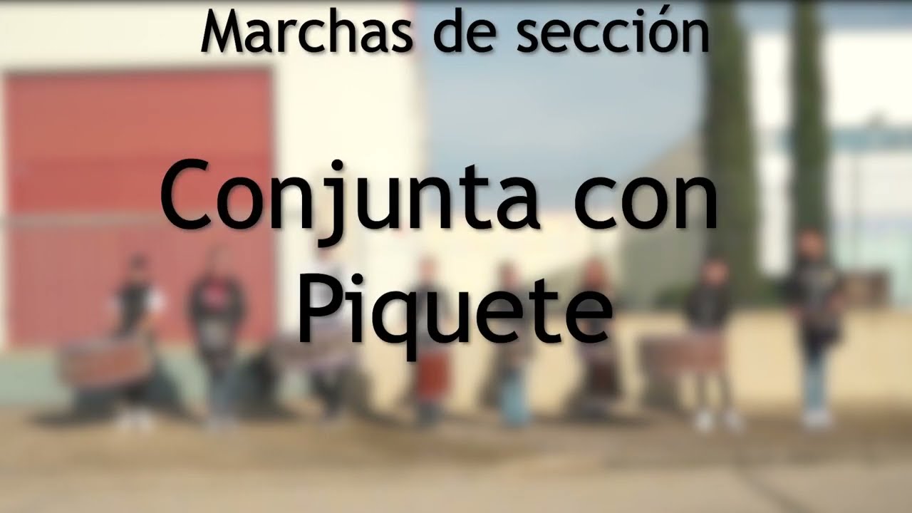 Marcha de la Sección de Instrumentos - Conjunta con Piquete