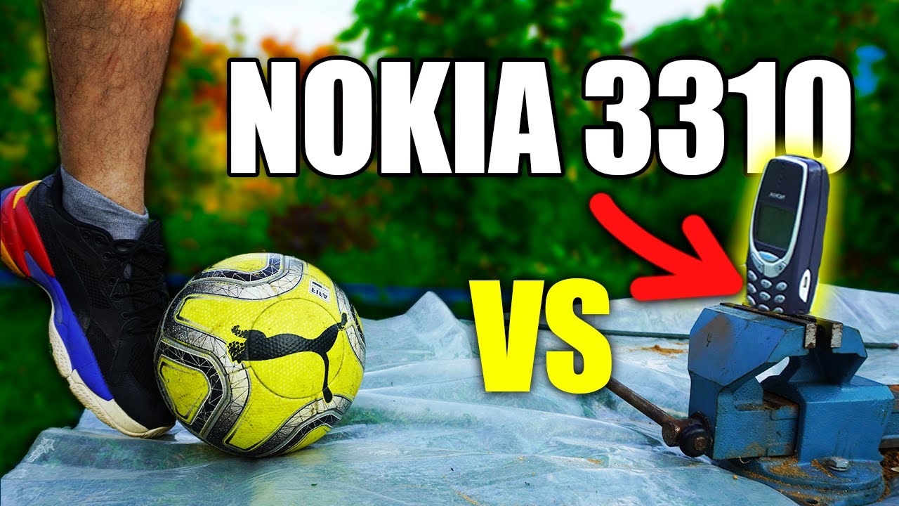 NOKIA 3310 против ФУТБОЛЬНОГО МЯЧА!