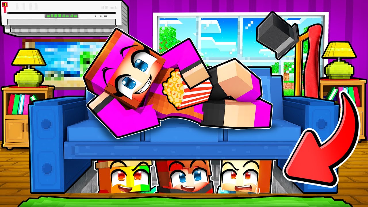 TOUT le monde Se CACHE de moi ! Dans une Base SECRÈTE sur Minecraft !