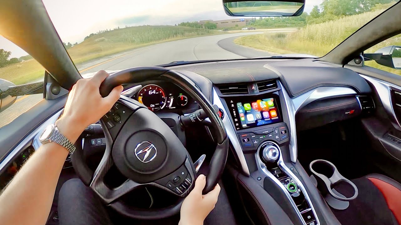 Acura NSX Type S 2022 года — впечатления от вождения от первого лица