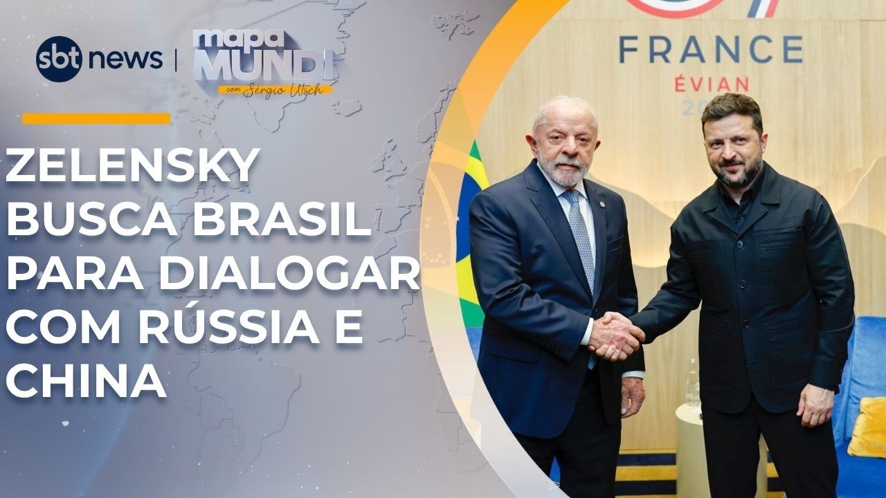 Por que Zelensky procurou Lula no G7? | #MapaMundi