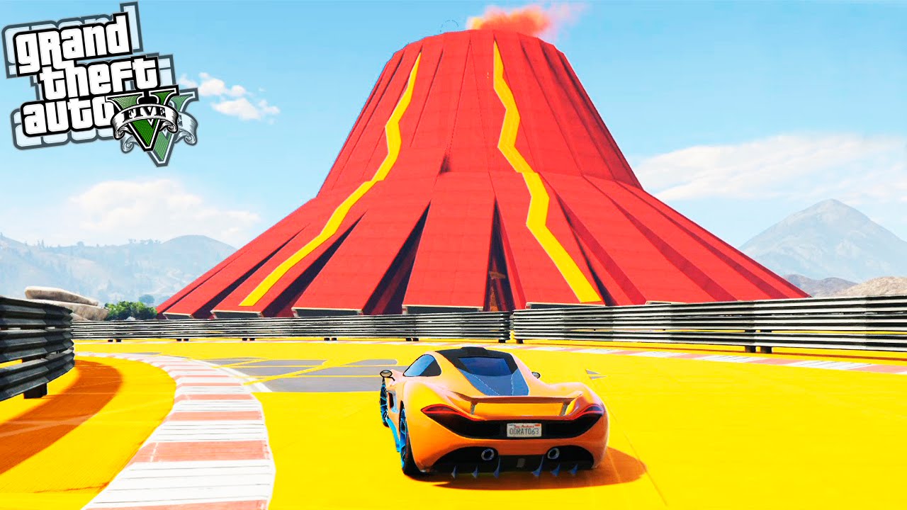 GTA 5 | UN VOLCAN DE KETCHUP Y MOSTAZA!! - GTA V CARRERA DE LA MUERTE #855 | XxStratusxX