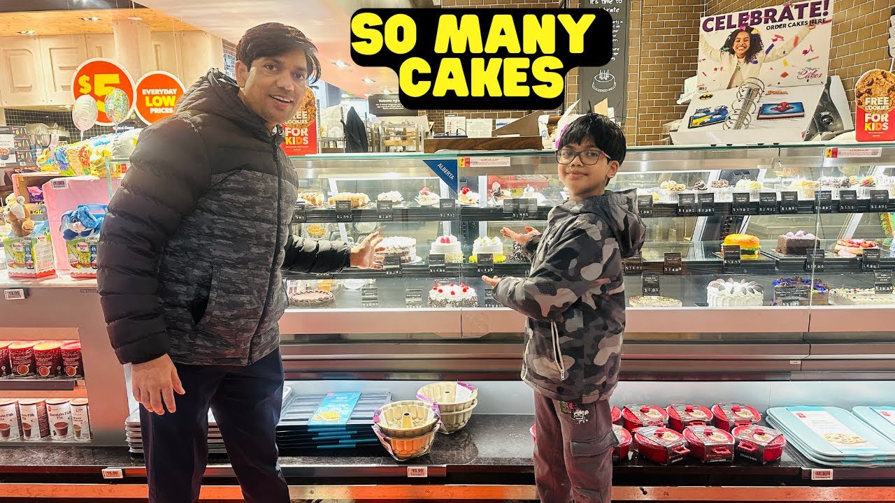 So Many Beautiful Cakes For Birthday Party | Canada Vlog