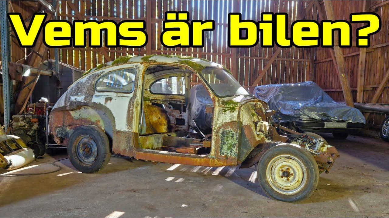 En annorlunda bilaffär. Volvo PV 544 D som stått i 50 år. Skogs-PV:n