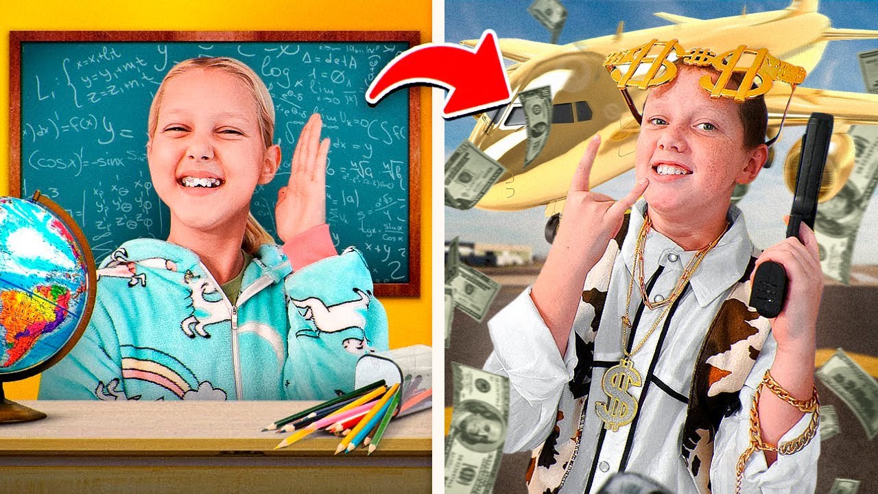 A renunțat la școală și a devenit milionar! 🤯💸 SUPEREROI la Școala de Elită | Amelka RO Collection