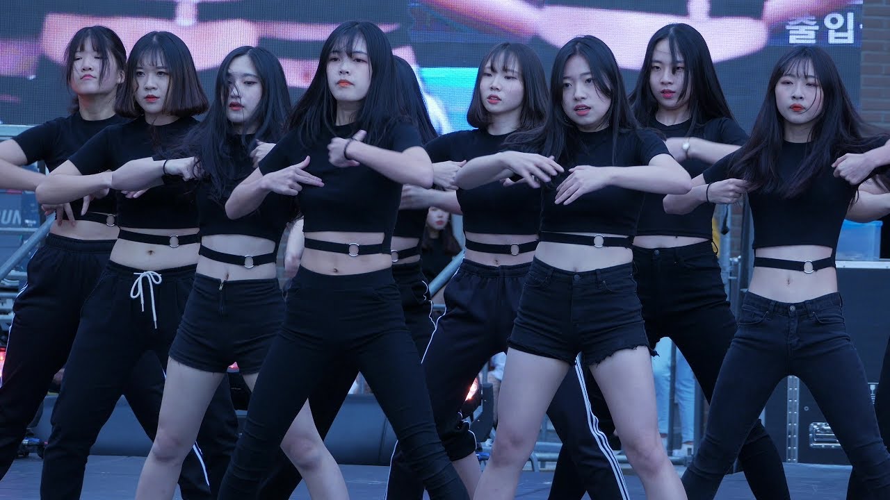 [4K Fancam 직캠]181014 영도다리축제 부산혜화여고 LUMINOUS 댄스공연 #2