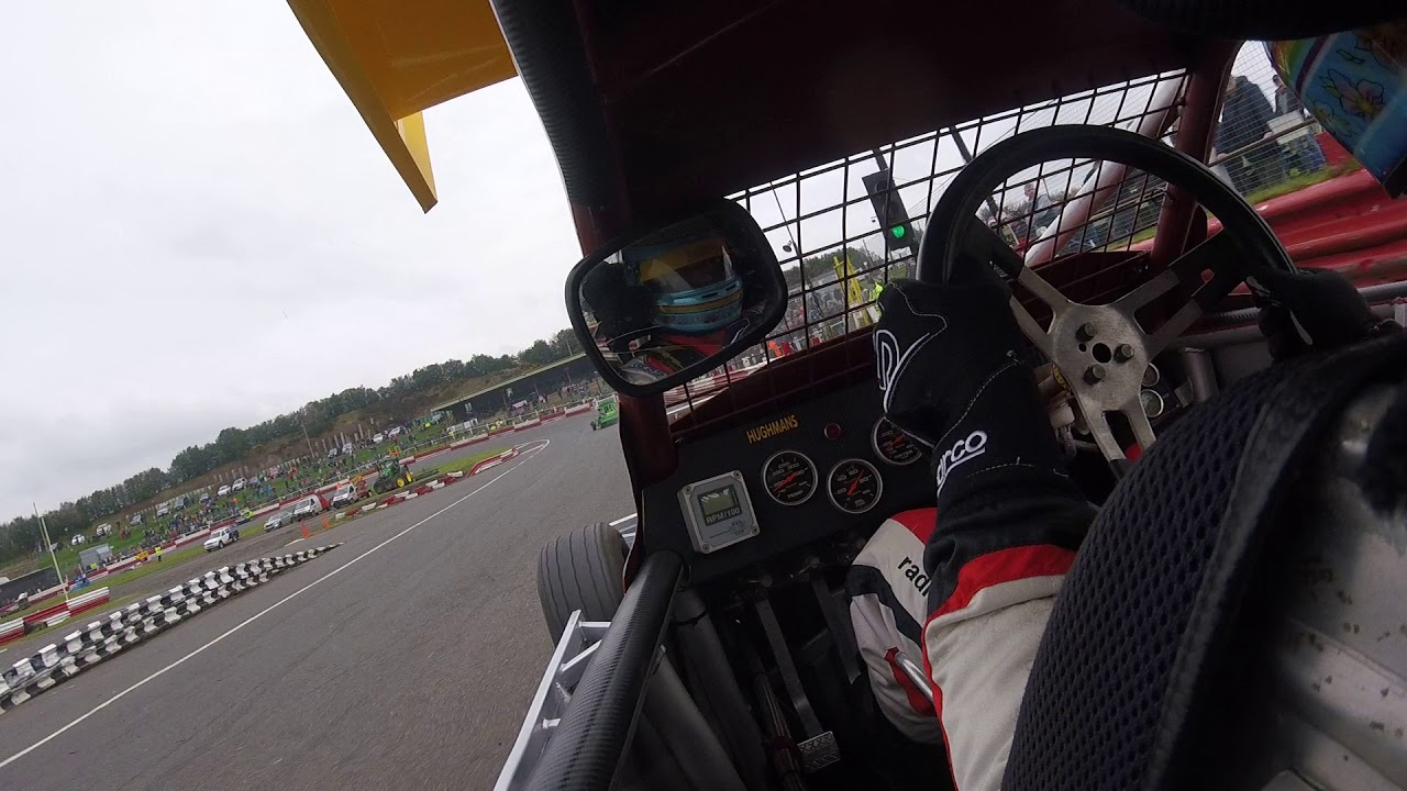 BriSCA F1 stock cars Heat 2 Hednesford Onboard