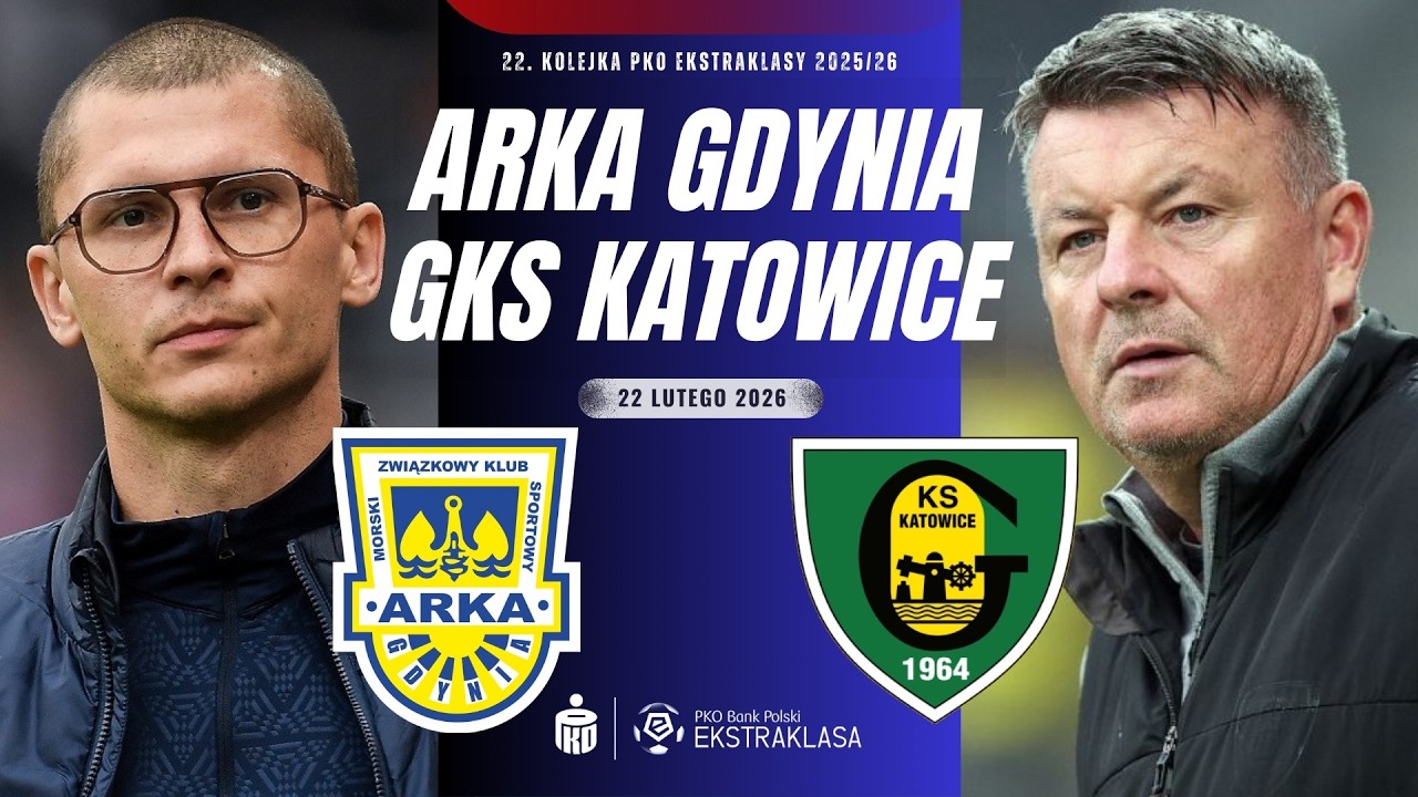 ARKA GDYNIA 0-1 GKS KATOWICE | 22. KOLEJKA EKSTRAKLASY 2025/26 | RELACJA NA ŻYWO KOMENTARZ LIVE