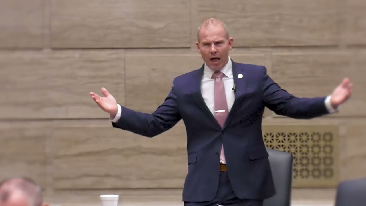 Missouri Sen. Rick Brattin Speaks on the Floor of the Missouri Senate