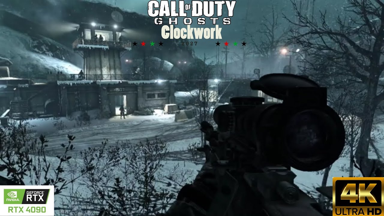 Call of Duty GHOSTS - Clockwork Mission - Stunning 4K: Experience the Next-Level Graphics!