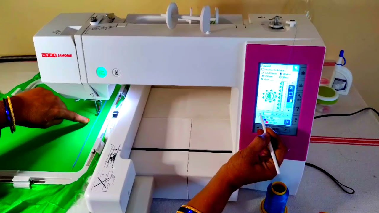 How to solve bobbin problems in usha janome 450E and 550E in telugu.