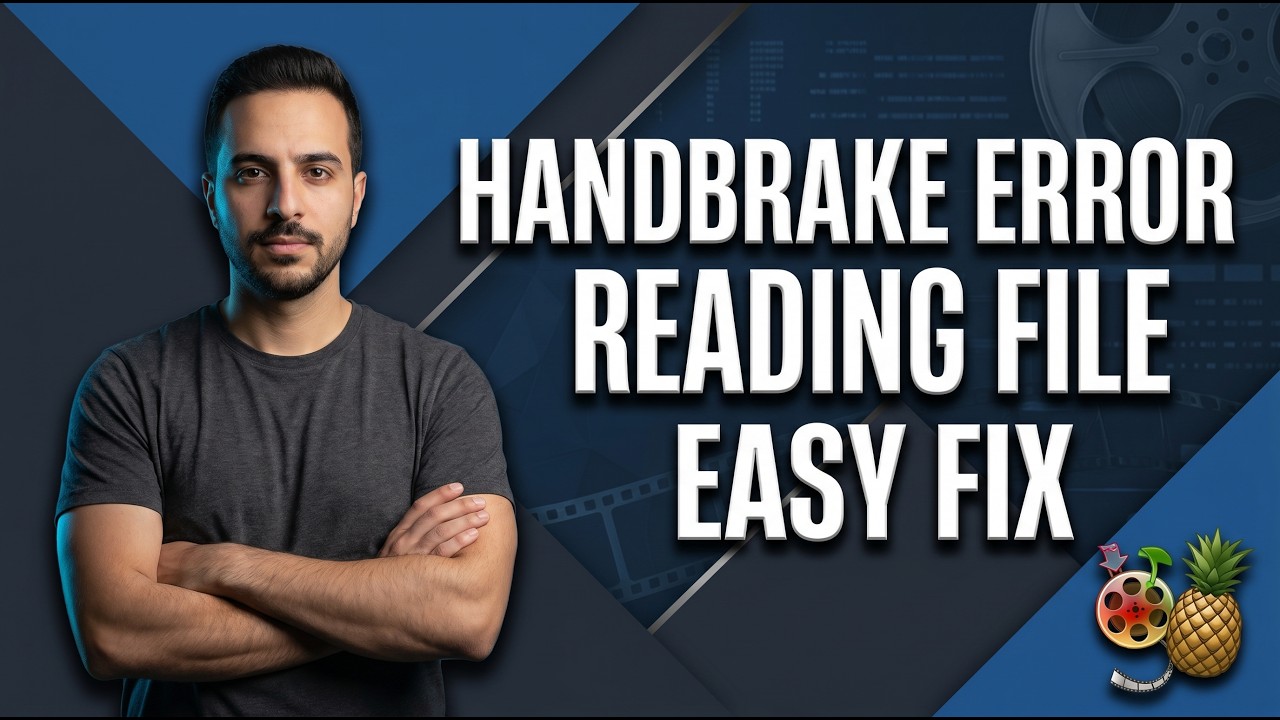 HandBrake Error Reading File (Easy Fix Guide)