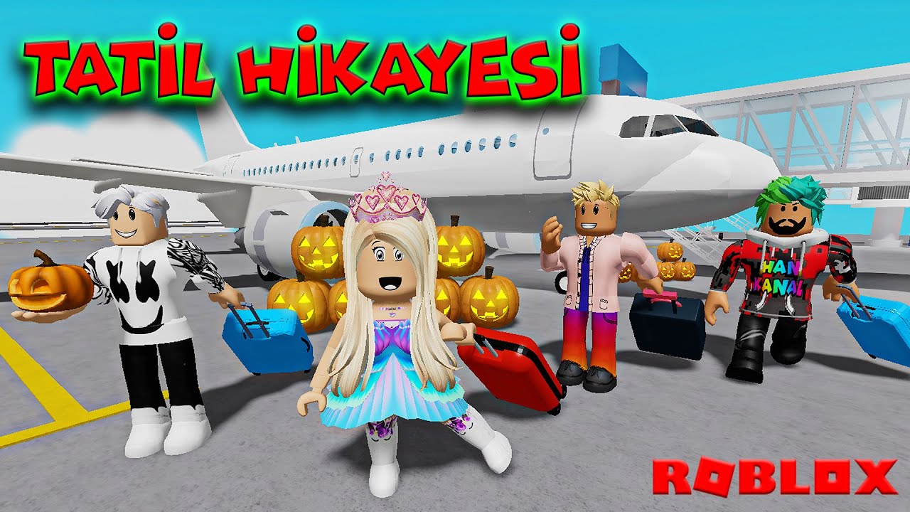 🎃 HALLOWEEN KUTLAMAYA AMERİKAYA GİTTİK ! 😱✈[ HİKAYE ] | ROBLOX ✈