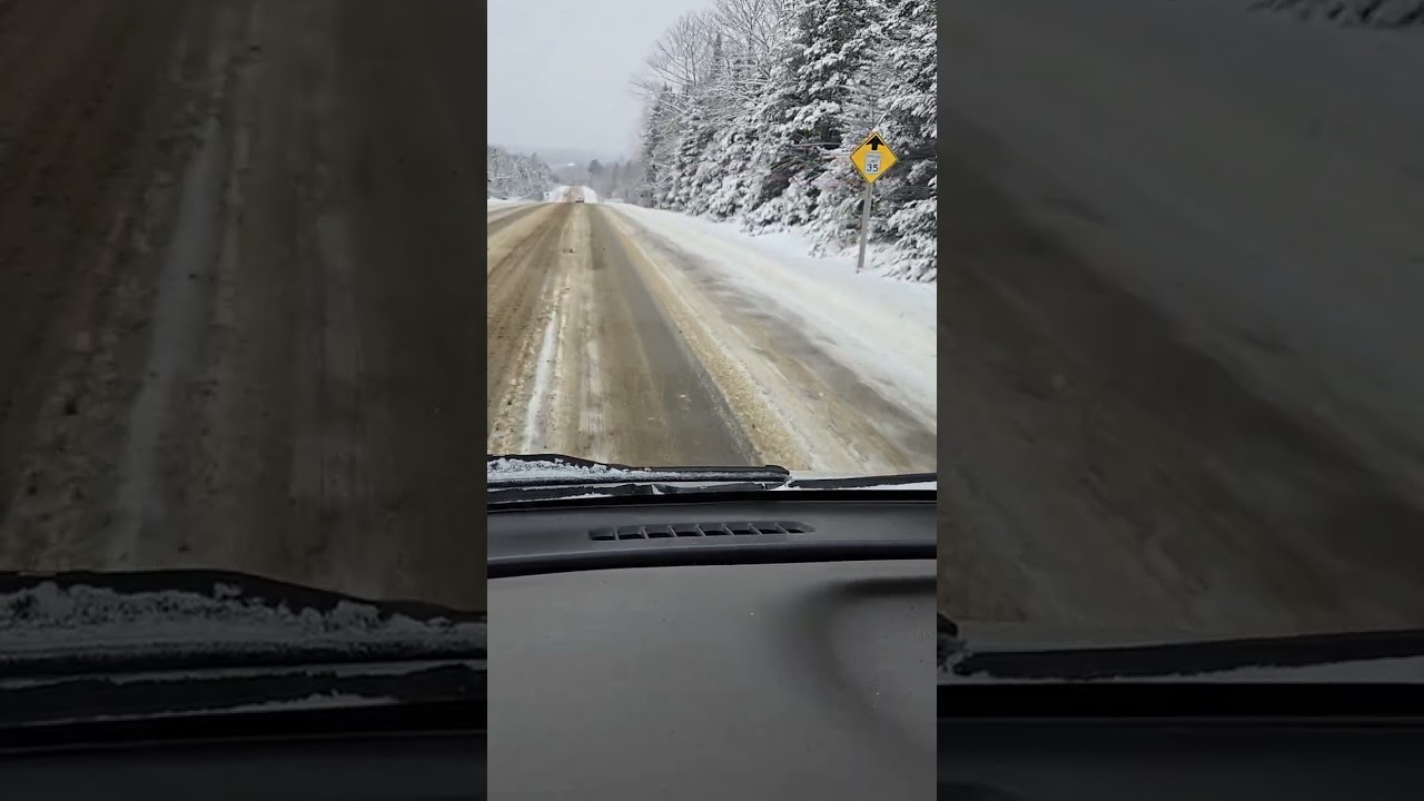 6 ish Minutes Of -10F And Snowy Roads In Maine... 🚚 