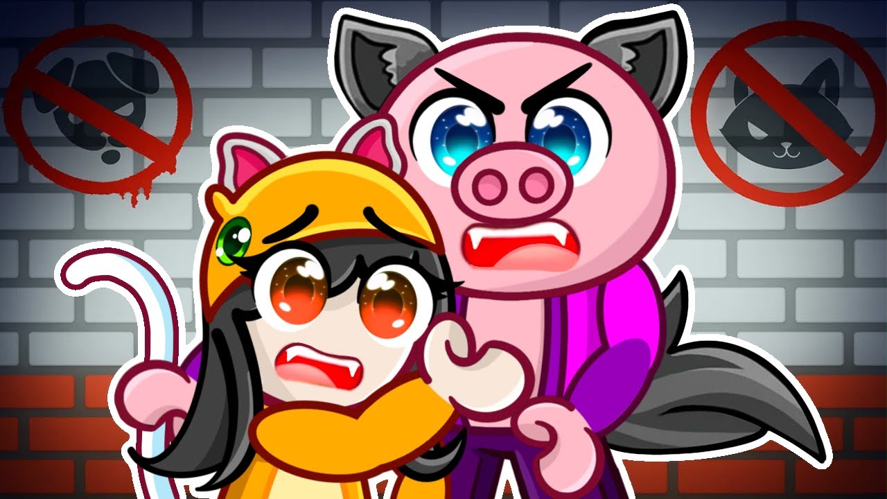 PEJSCI vs KOČIČKY Příběh ZAKÁZANÉ LÁSKY v Robloxu!