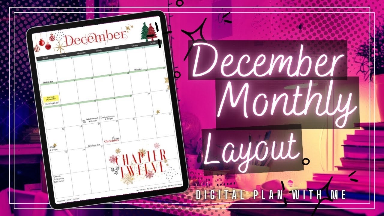 How To: Plan with Me: Monthly Layout + My Sticker Choices