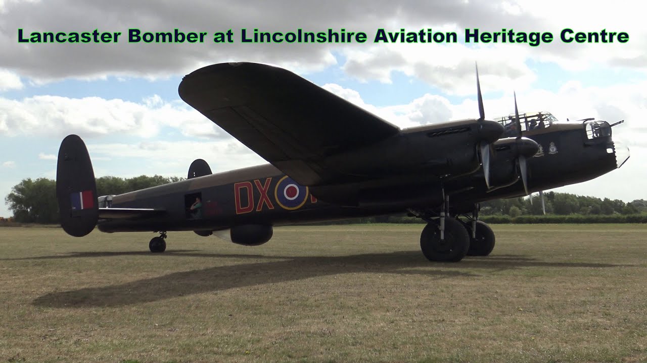 Lancaster Bomber at the Lincolnshire Aviation Heritage Centre