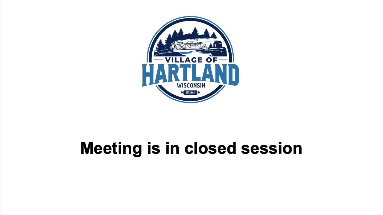 March 9, 2026 Hartland Village Board Meeting