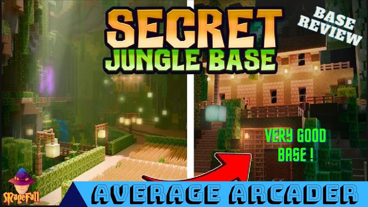 Minecraft Base Review /Secret Jungle Base