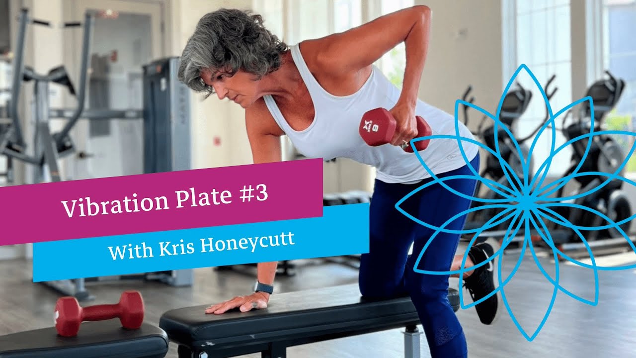 LOWER BODY VIBRATION PLATE WORKOUT - exercise and strength training for the over 40 woman -
