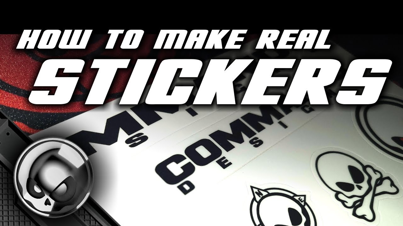 Make Real Stickers - Best Way to Make Vinyl / Pro Stickers